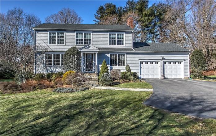 9 Jamestown Road Trumbull, CT 06611 - Photo 1 of 1 a front view of a house with a yard