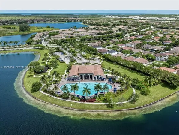 a view of a lake with a mountain in the background