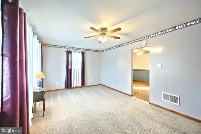 a view of an empty room