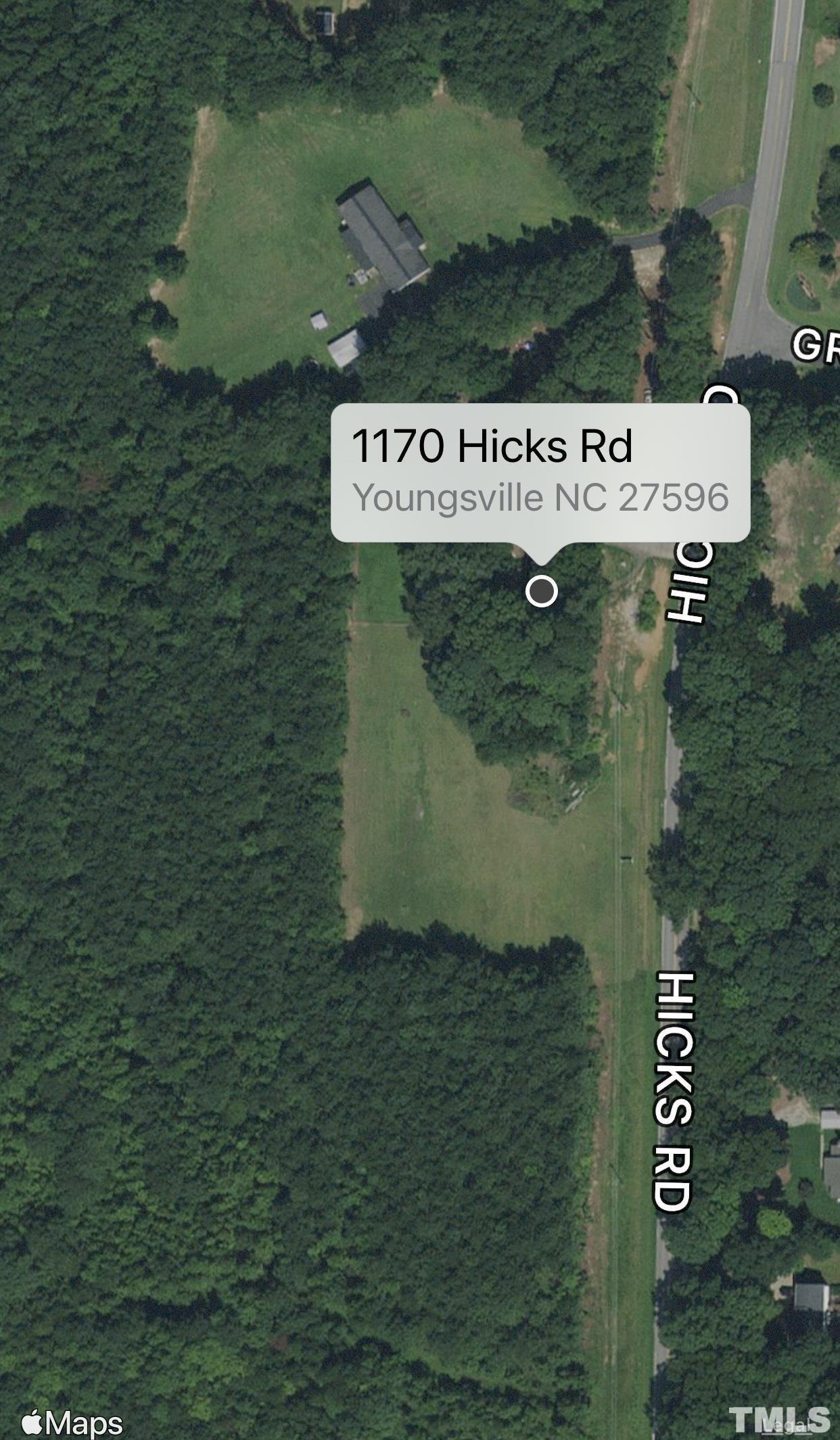 1170 Hicks Road, Youngsville, NC 27596 Compass