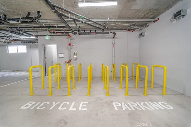 a view of a room with stairs