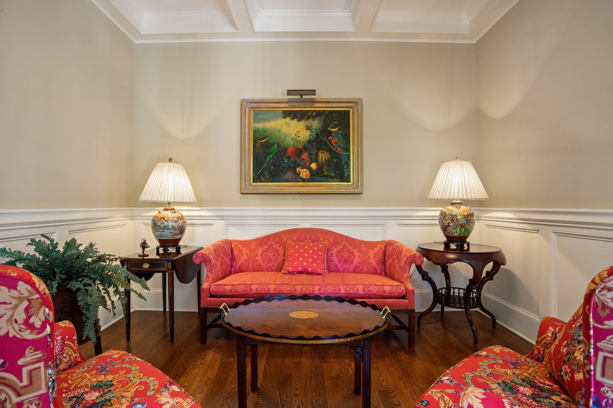 3223 Rain Forrest Way Raleigh, NC 27614 - Photo 11 of 71 a living room with furniture and a lamp