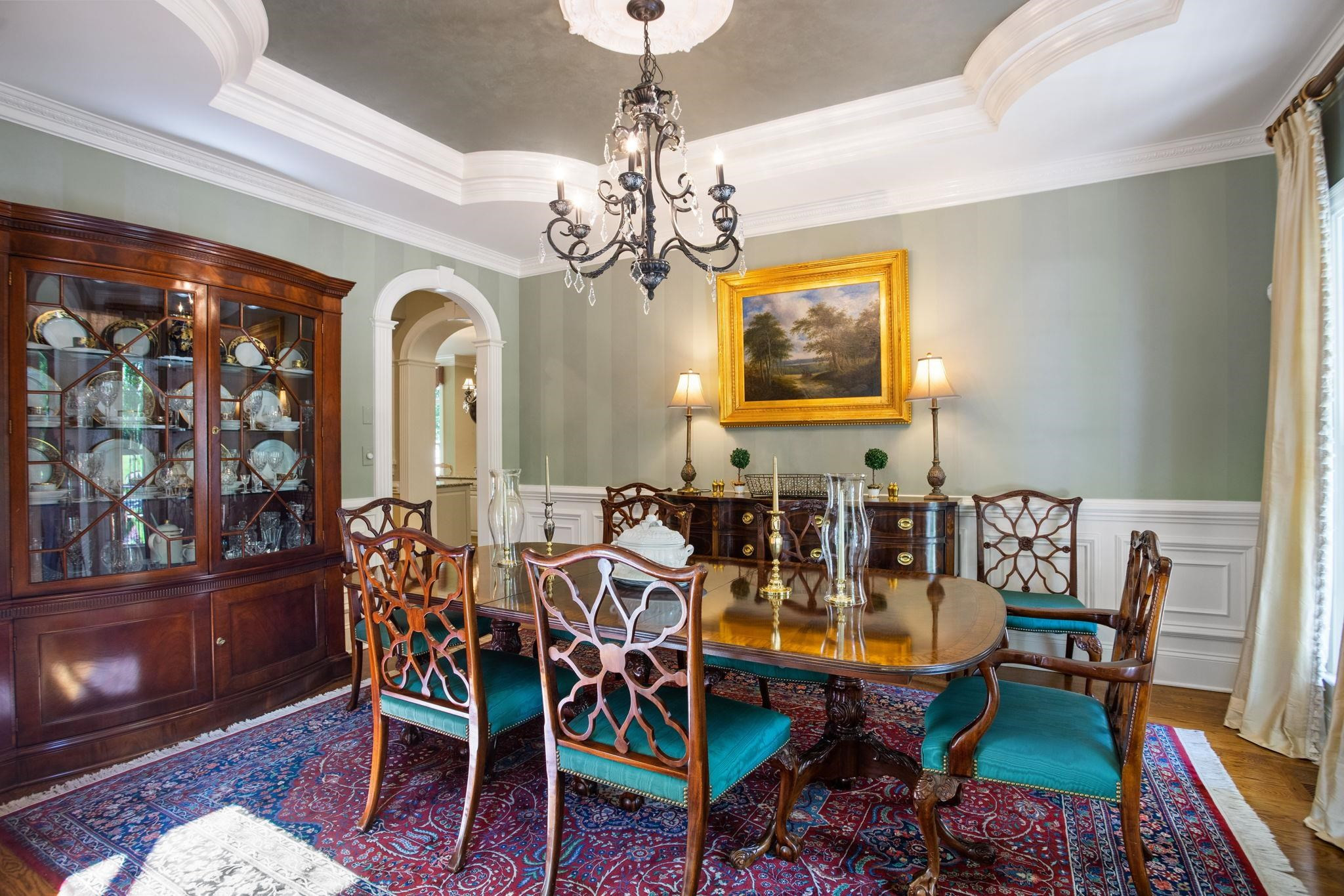 3223 Rain Forrest Way Raleigh, NC 27614 - Photo 13 of 71 a view of a dining room with furniture window and wooden floor