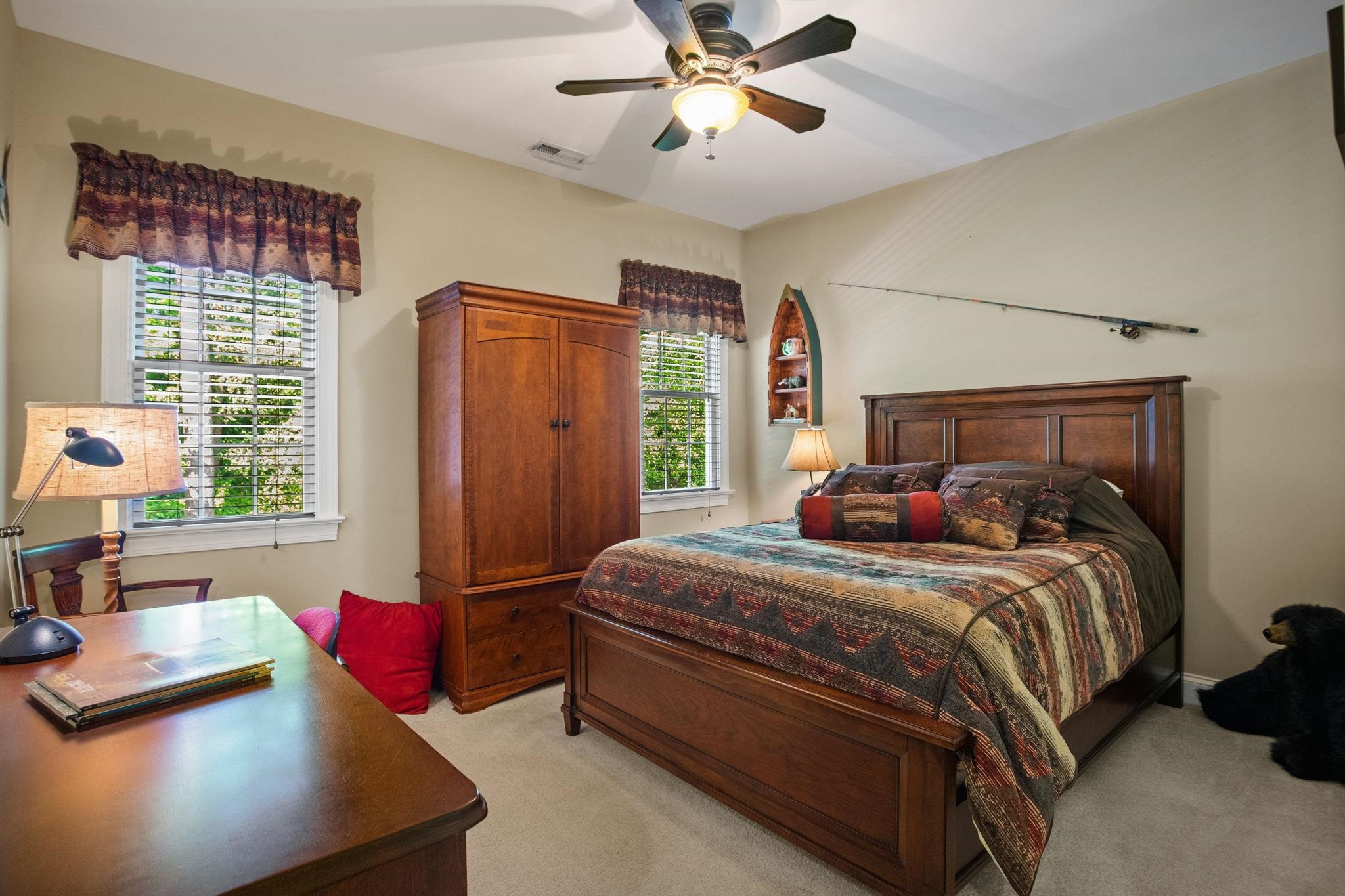 3223 Rain Forrest Way Raleigh, NC 27614 - Photo 33 of 71 a bedroom with a bed and a window