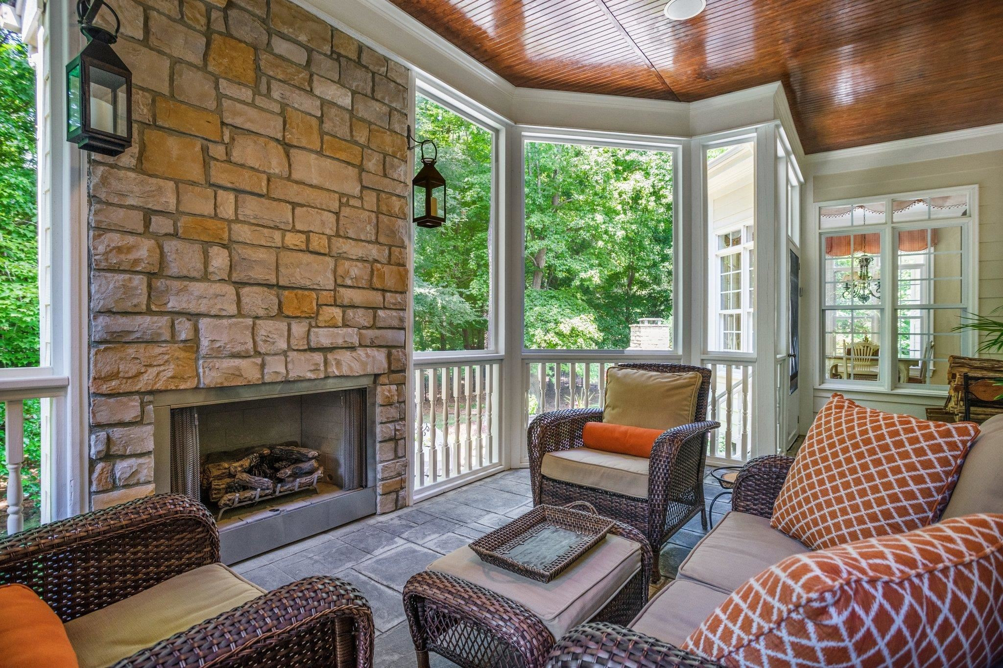 3223 Rain Forrest Way Raleigh, NC 27614 - Photo 46 of 71 a bedroom with furniture and a fireplace