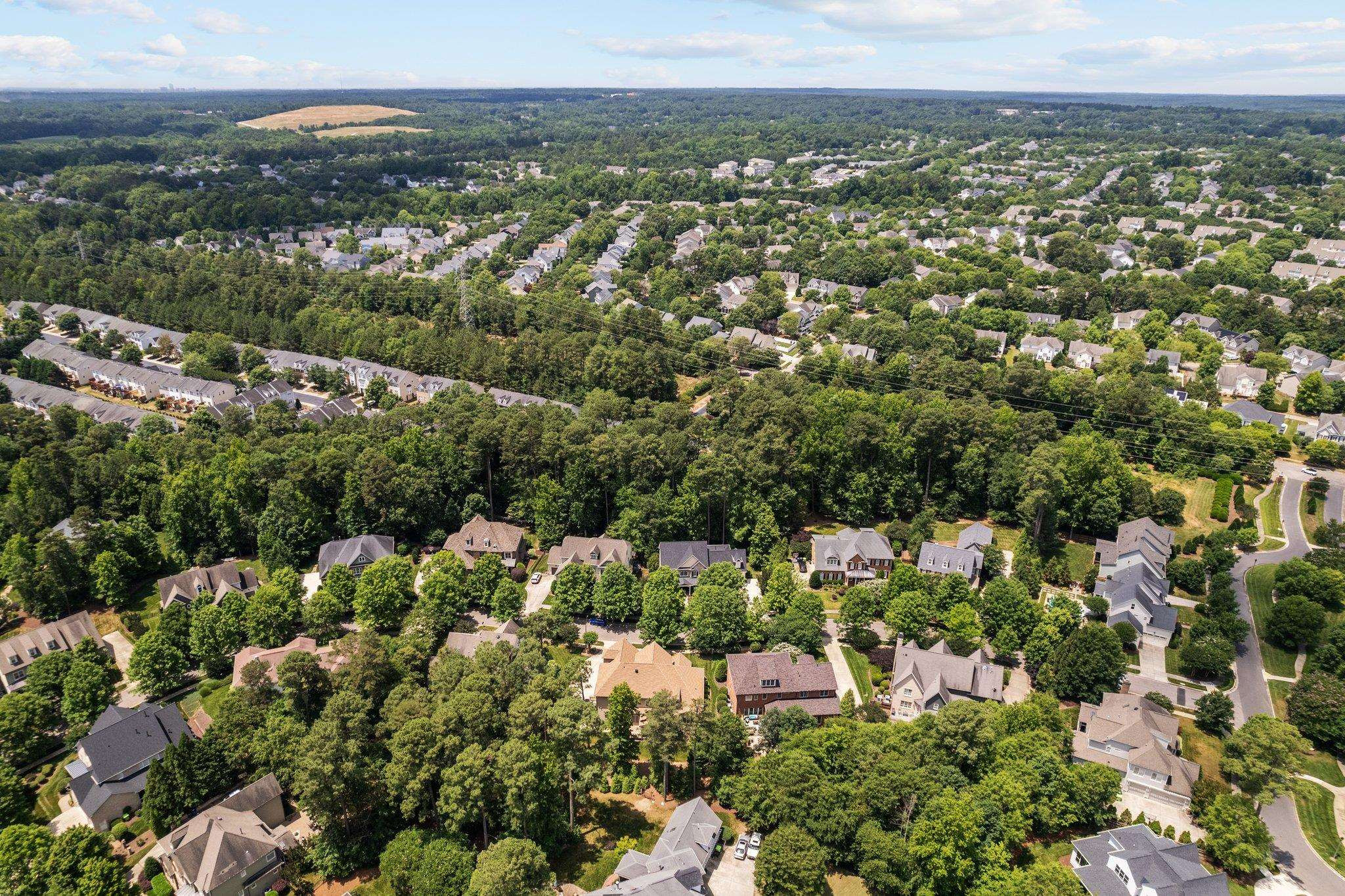3223 Rain Forrest Way Raleigh, NC 27614 - Photo 57 of 71 an aerial view of multiple house
