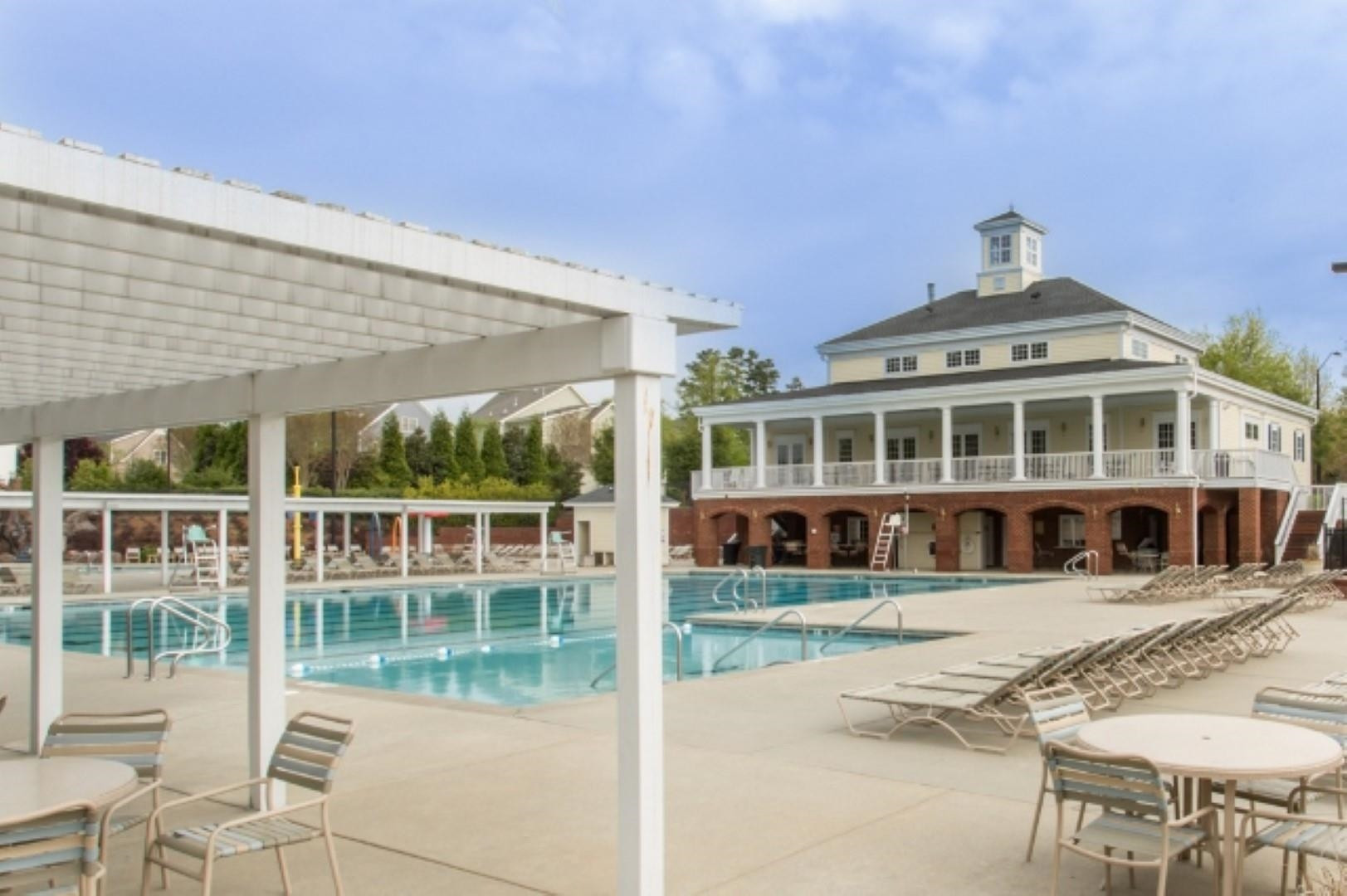 3223 Rain Forrest Way Raleigh, NC 27614 - Photo 65 of 71 a front view of a building with a garden