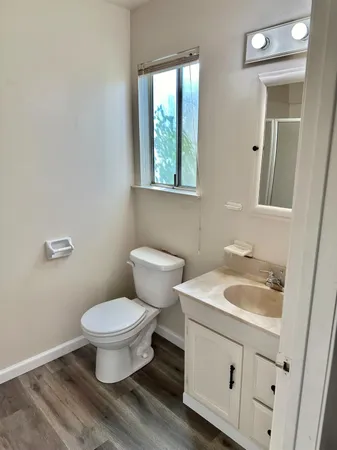 a bathroom with a sink and a toilet