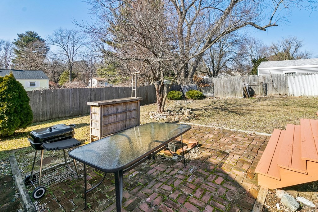 90 Newhouse Street Springfield, MA 01118 - Photo 30 of 36 a view of a backyard with a patio