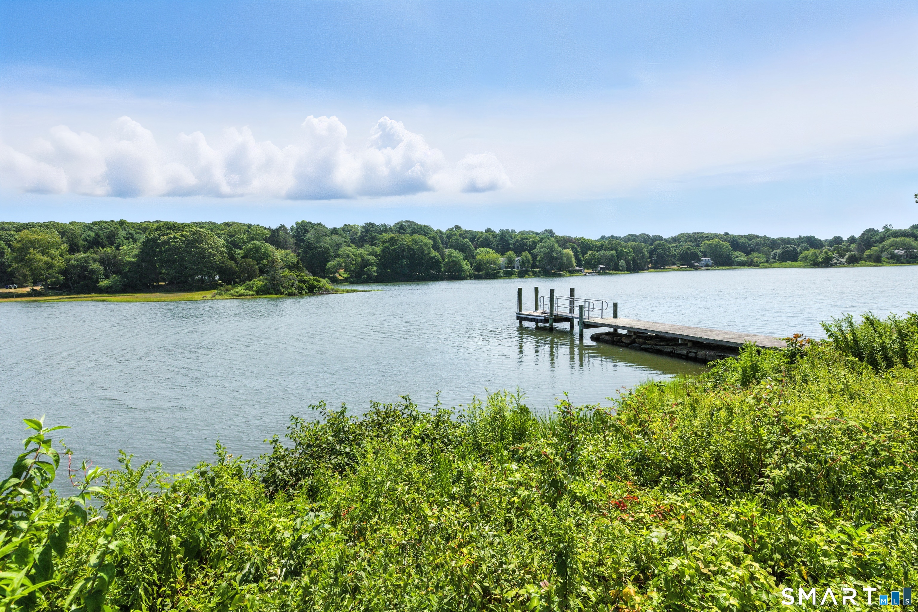 a view of lake with outdoor space