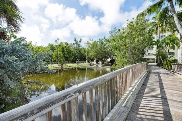 a view of balcony and lake