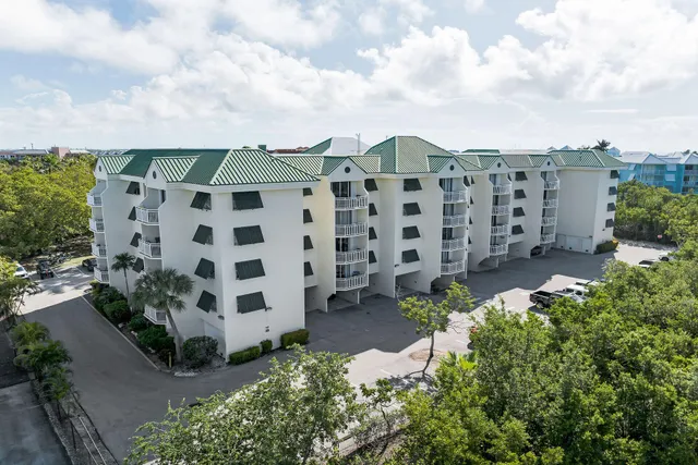a city view with tall buildings