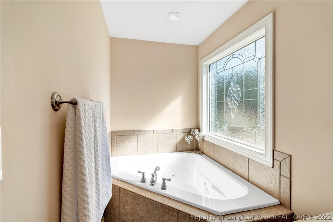 31 Reece Drive Sanford, NC 27332 - Photo 32 of 36 a bathroom with a tub and a sink