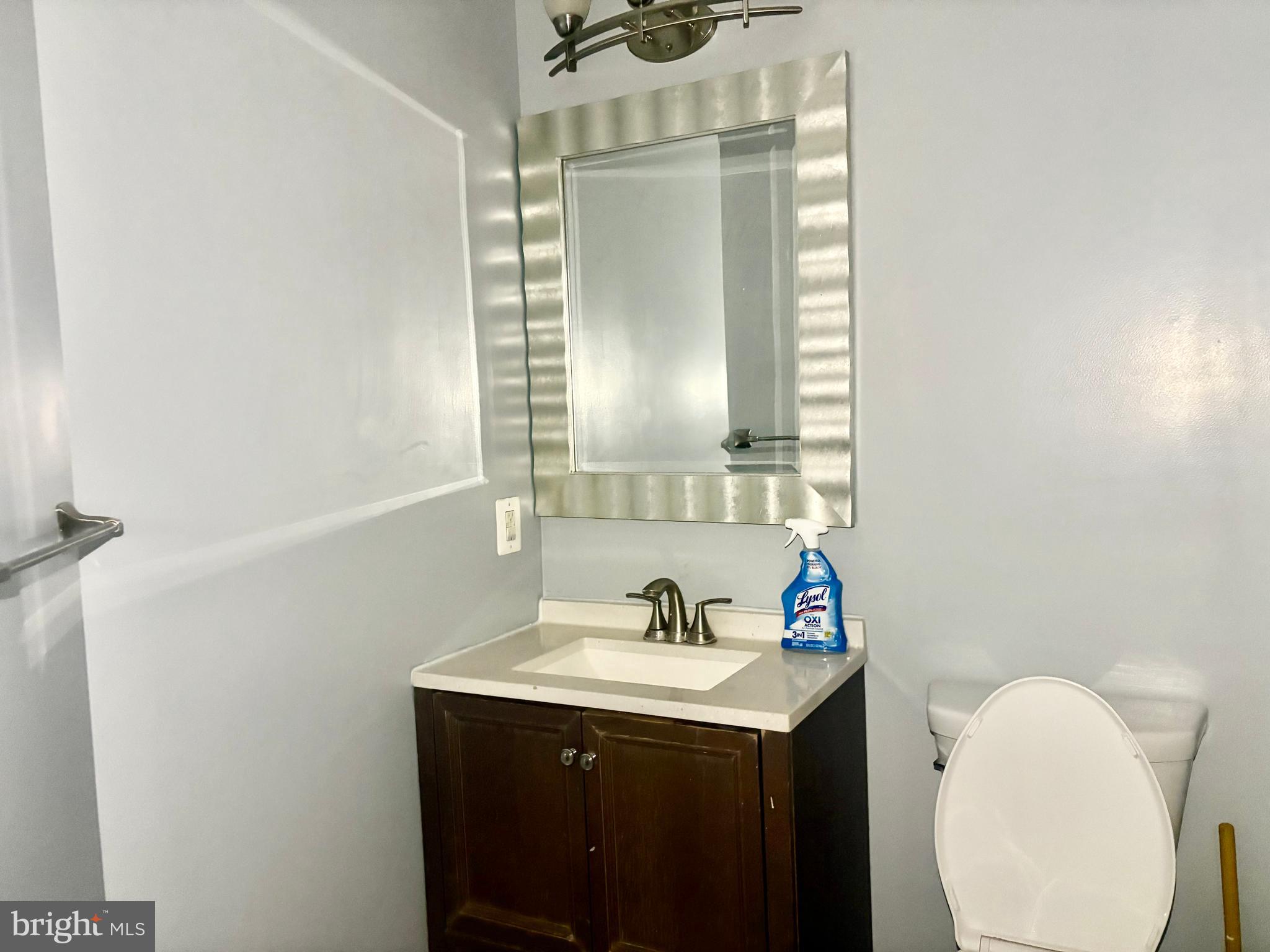 927 Tipton Road Baltimore, MD 21220 - Photo 16 of 21 a bathroom with a sink vanity and a mirror