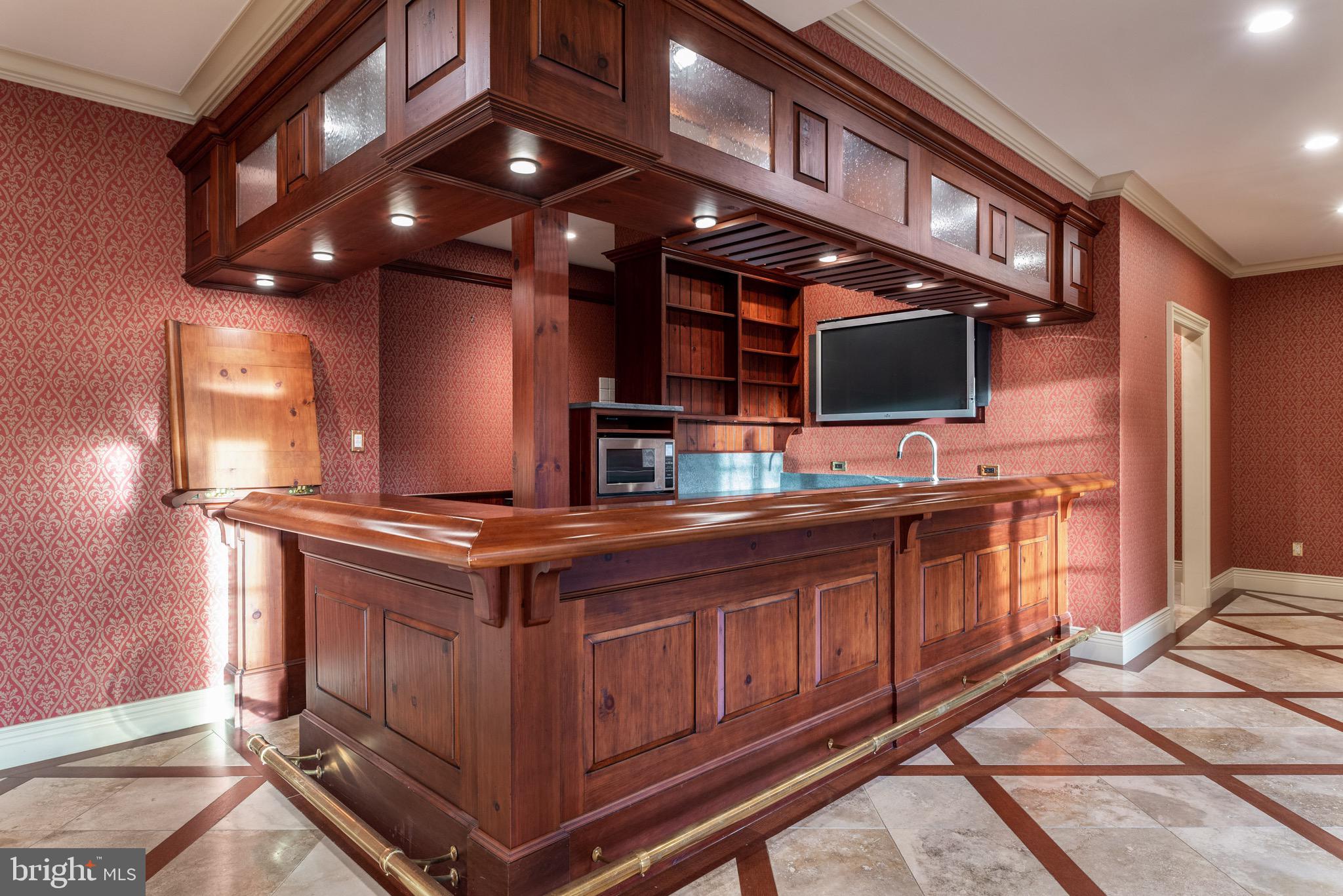 400 Inveraray Villanova, PA 19085 - Photo 50 of 61 Wood bar with caterer's kitchen