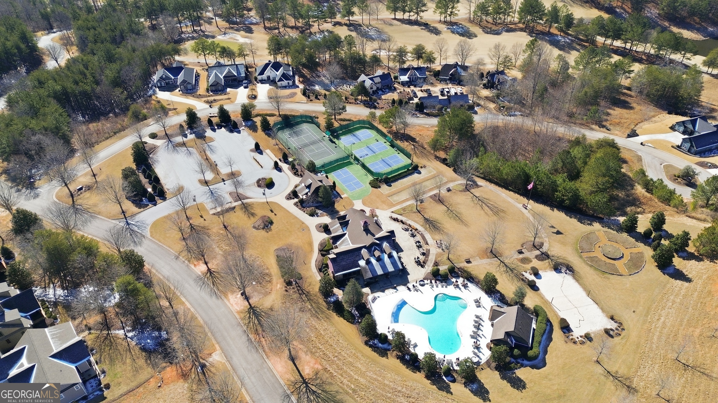 101 Cottage Lane Toccoa, GA 30577 - Photo 18 of 21 an aerial view of residential houses with outdoor space