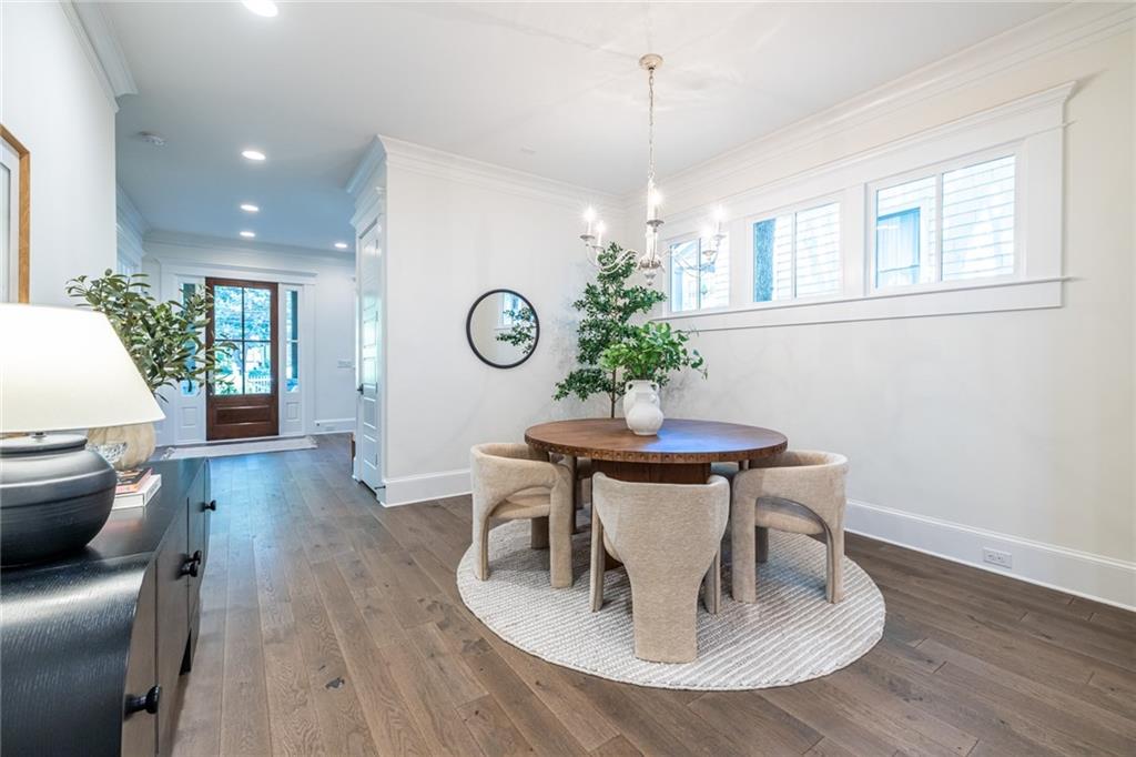 538 Ansley Street Decatur, GA 30030 - Photo 10 of 73 a view of a dining room with furniture window and wooden floor