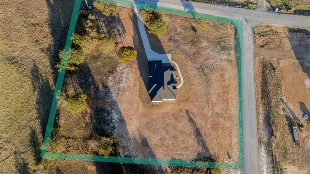 a bird view of a house