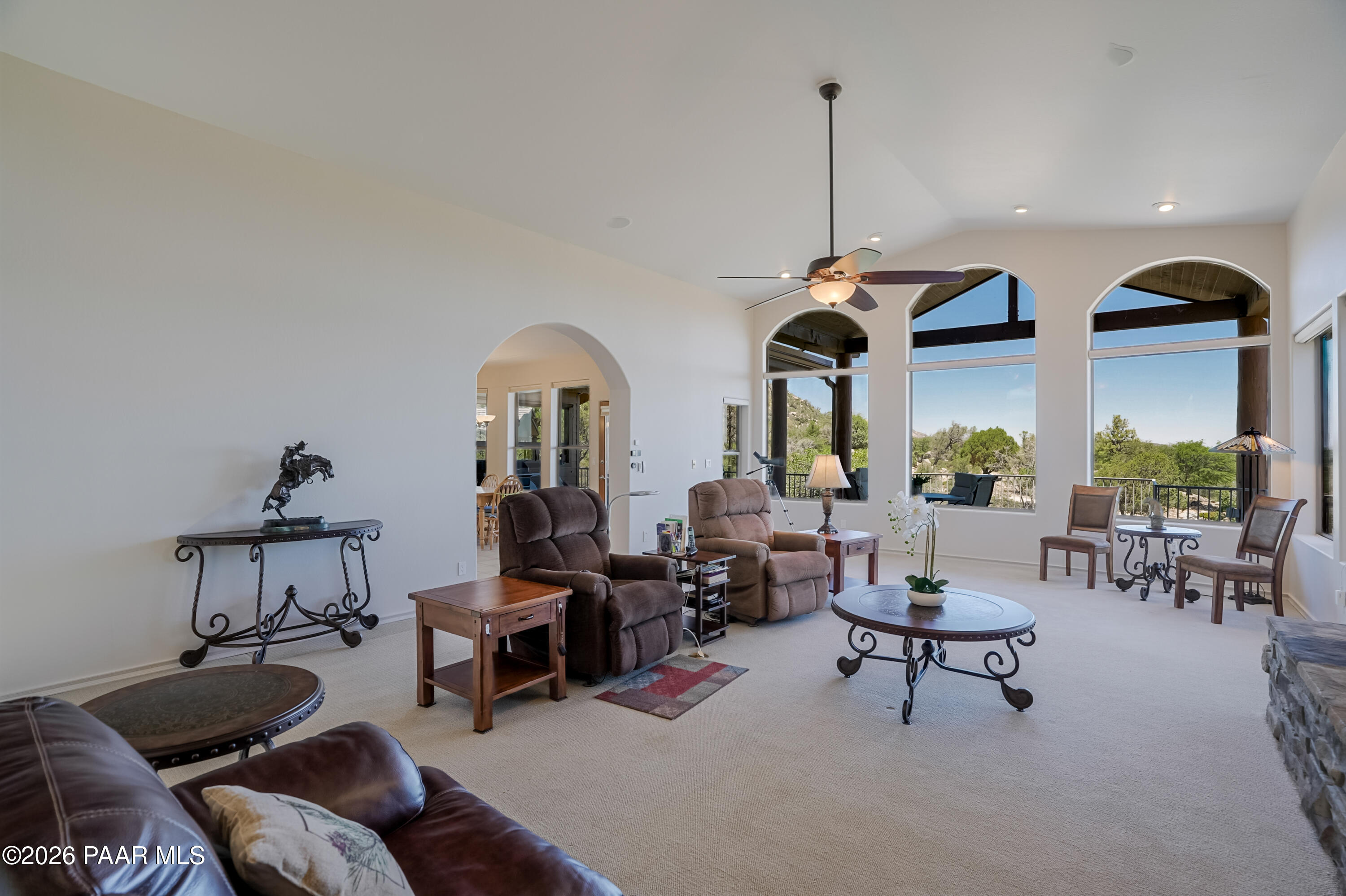 2020 Rustic Timbers Lane Prescott, AZ 86303 - Photo 5 of 62 Living Room with Panoramic Views