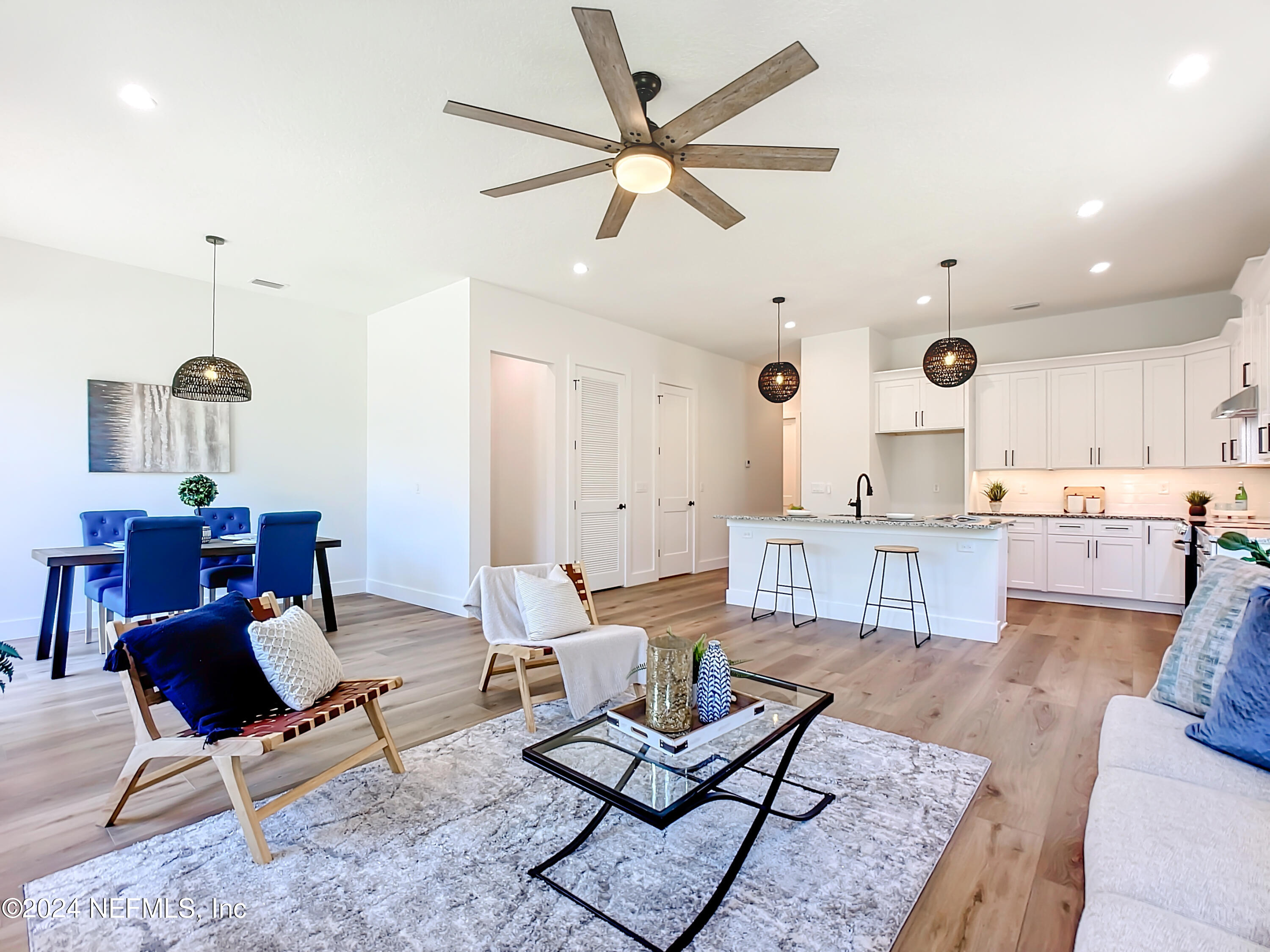 2909 Brougham Jacksonville, FL 32246 - Photo 12 of 46 a living room with furniture and kitchen view