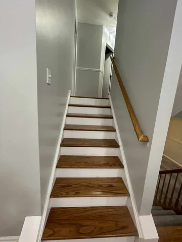 wooden floor in a gallery