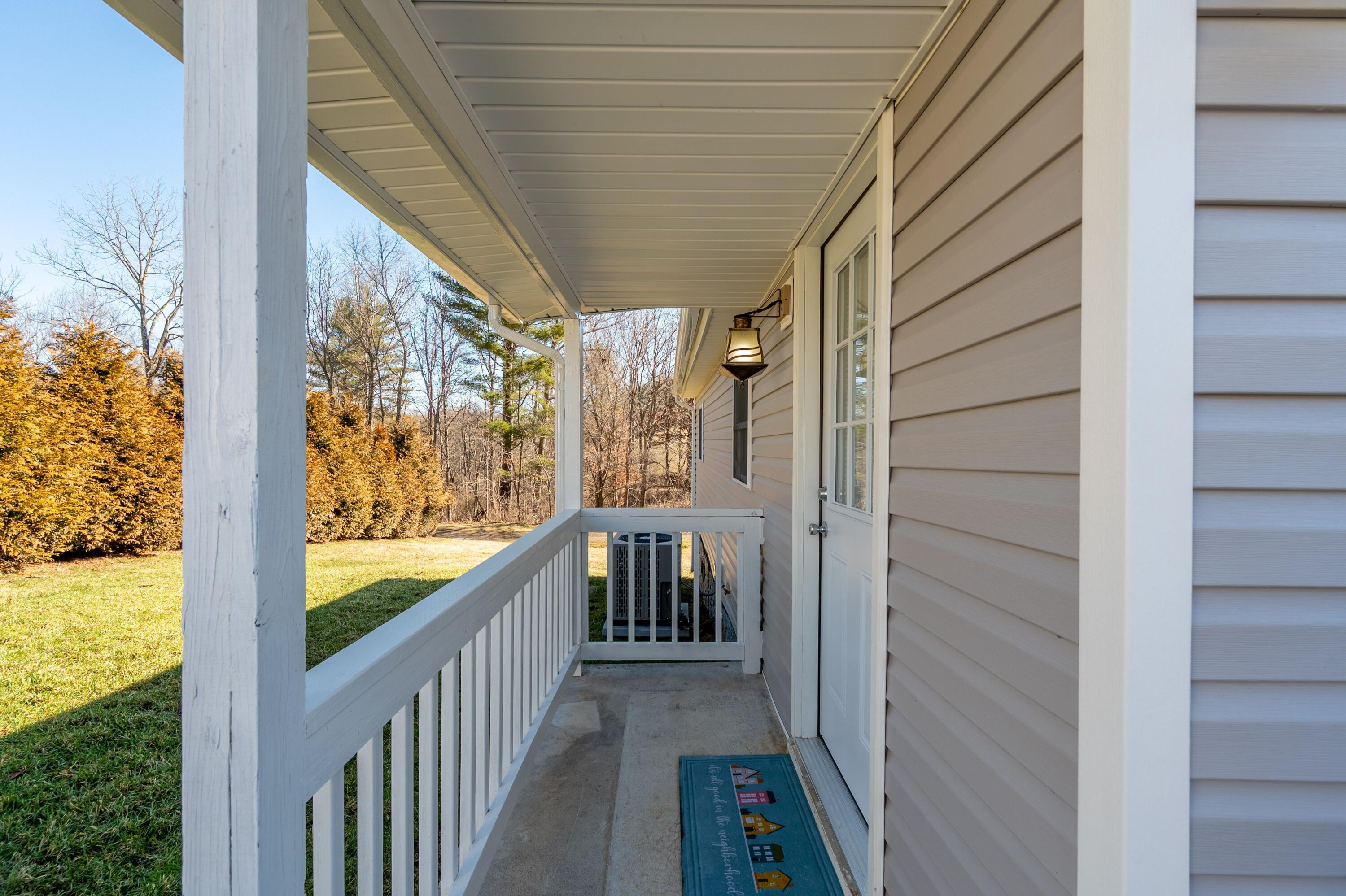 225 Mill Run Road Southwest Floyd, VA 24091 - Photo 36 of 46 a view of a porch
