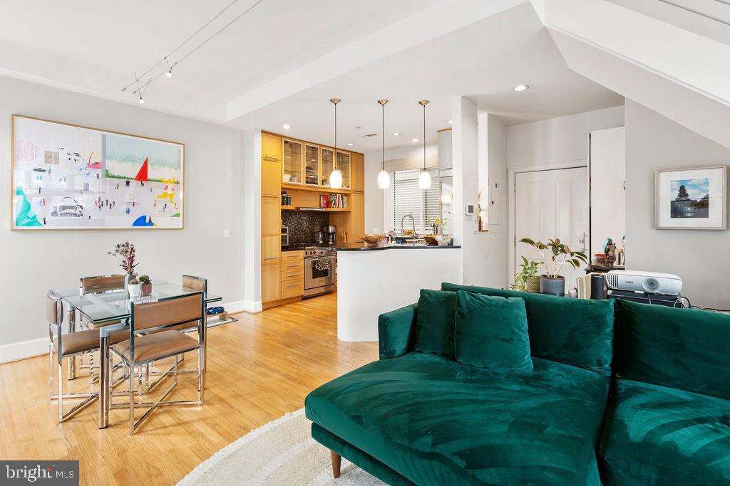 2131 10th Street Northwest, Unit 2 Washington, DC 20001 - Photo 7 of 33 Living & Dining Area