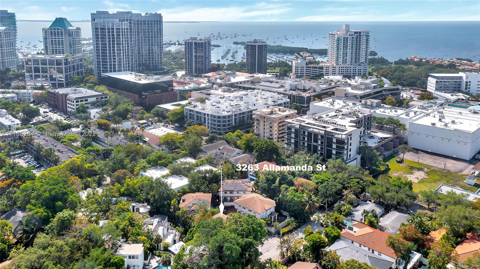 3263 Allamanda Street, Unit 3263 Miami, FL 33133 - Photo 25 of 28 a picture of city view