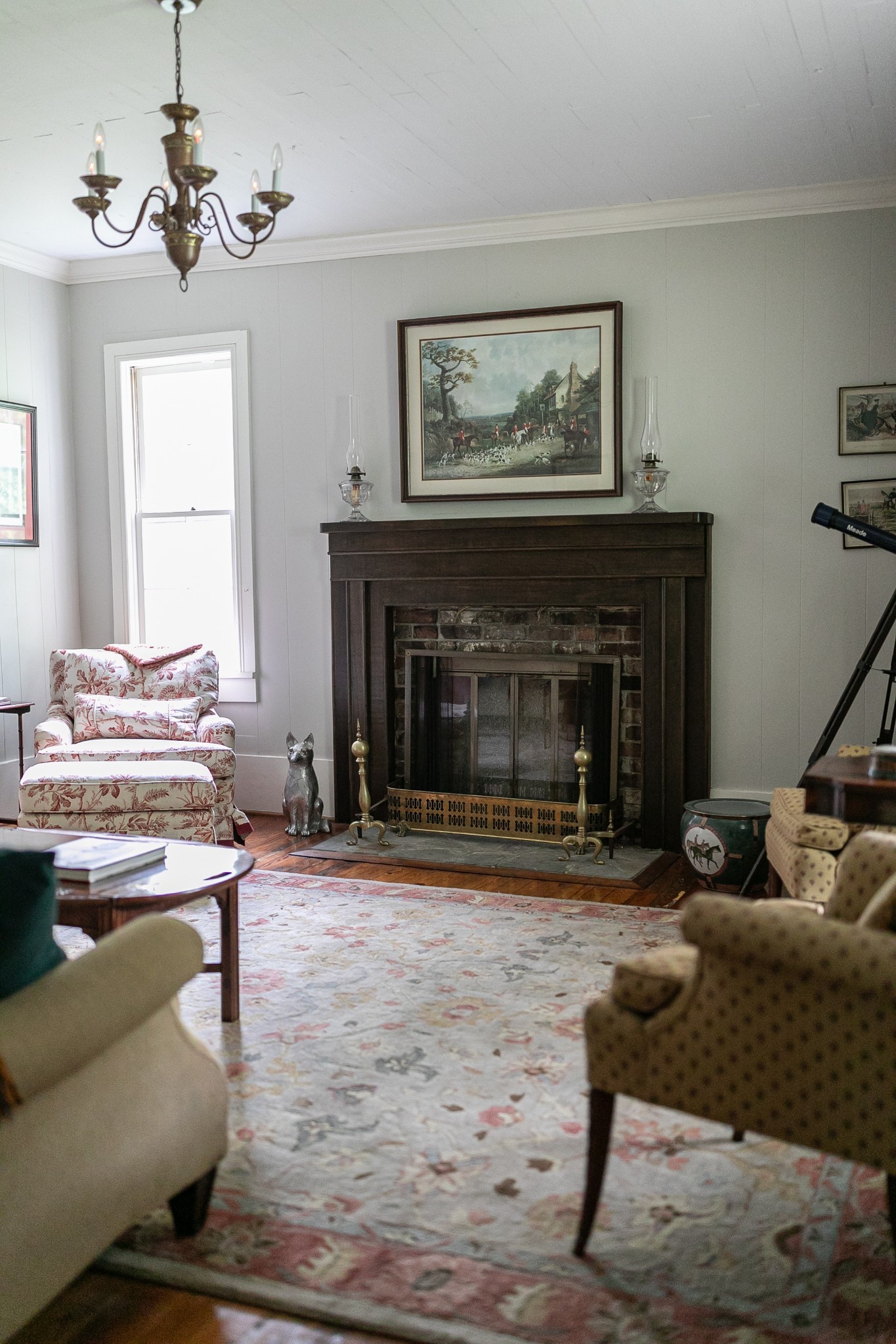 4923 Blue Creek Road Lynnville, TN 38472 - Photo 15 of 69 a living room with furniture and a fireplace