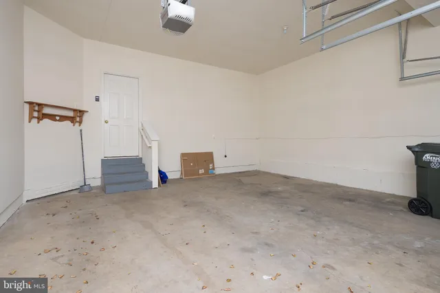 a view of a room with an empty space