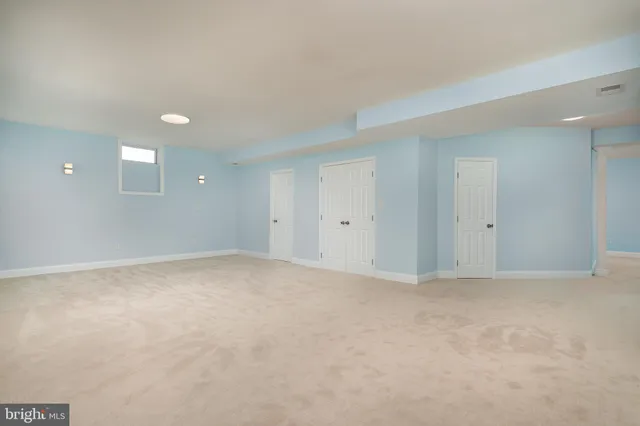 a view of empty room