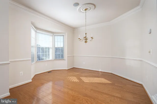 a view of empty room with a window