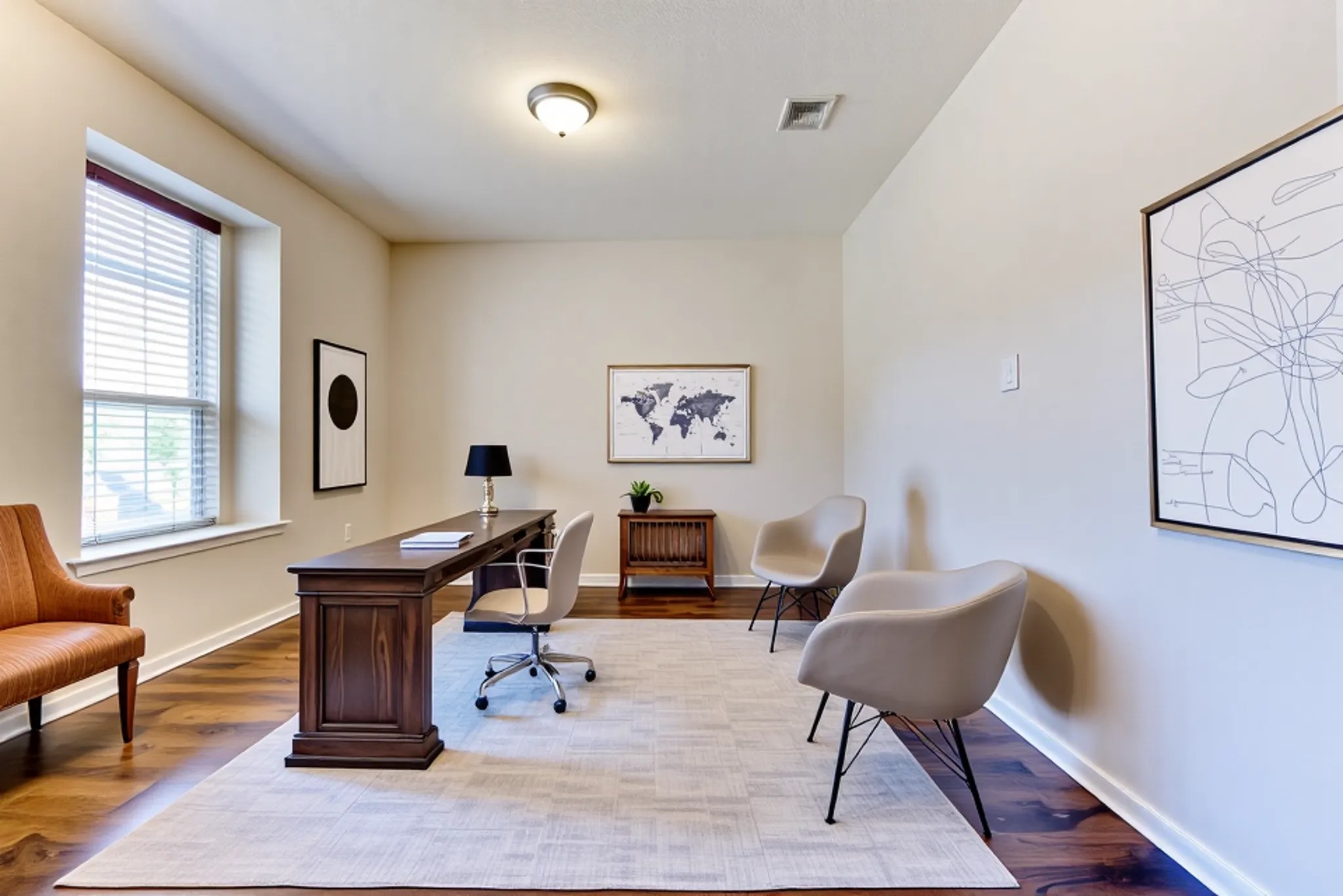 Virtually Staged Office