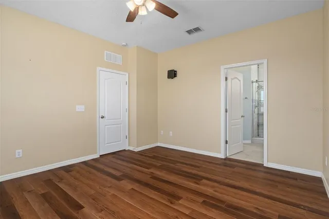 wooden floor in an empty room
