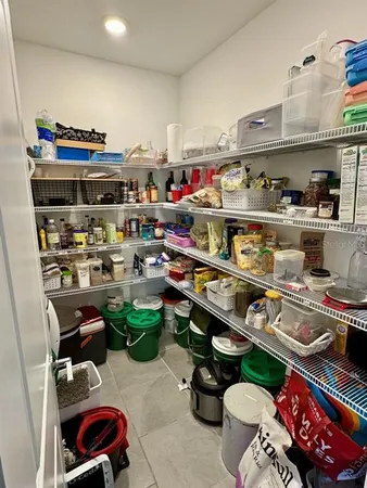 a room with storage and utility