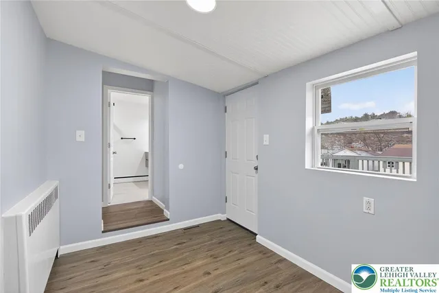 a view of an empty room