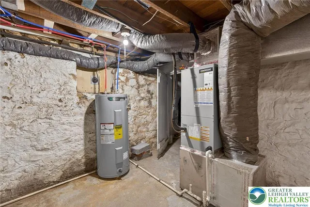 a view of storage and utility room