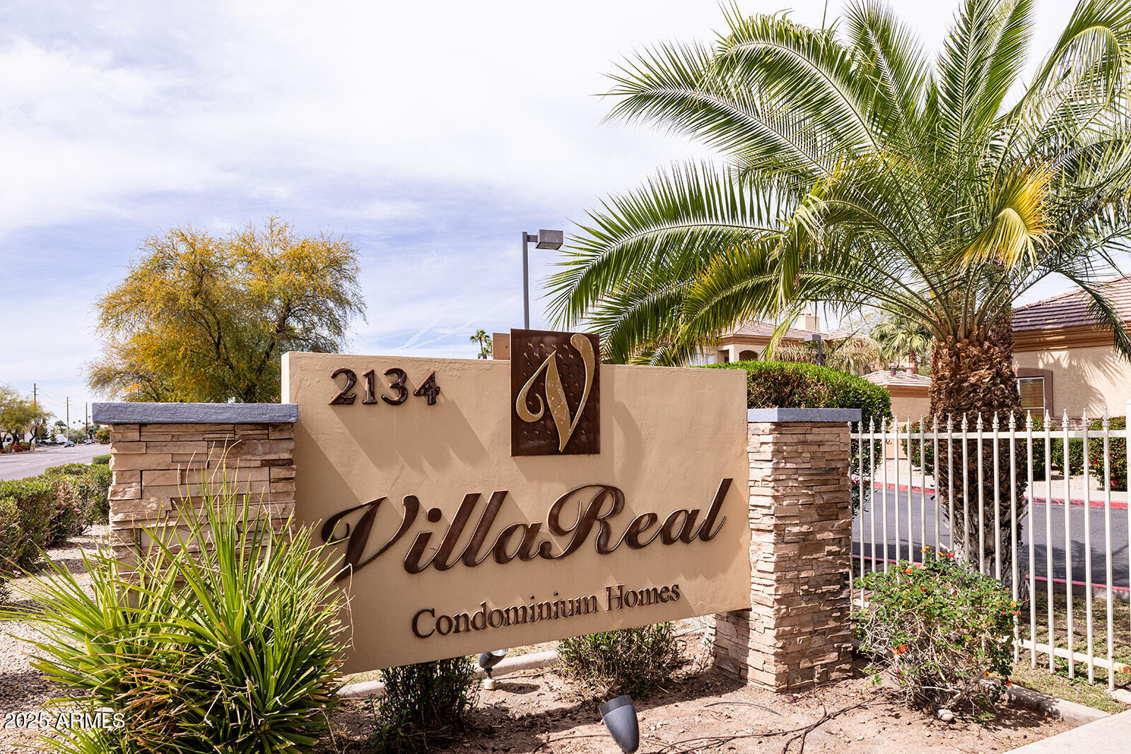 a street sign that is on a street