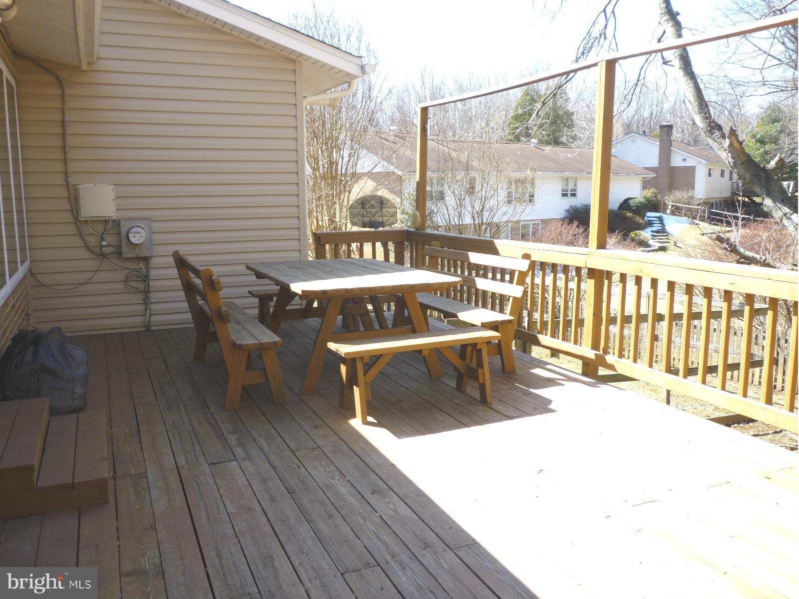 14900 Peach Orchard Road Silver Spring, MD 20905 - Photo 16 of 30 Custom Deck on Rear