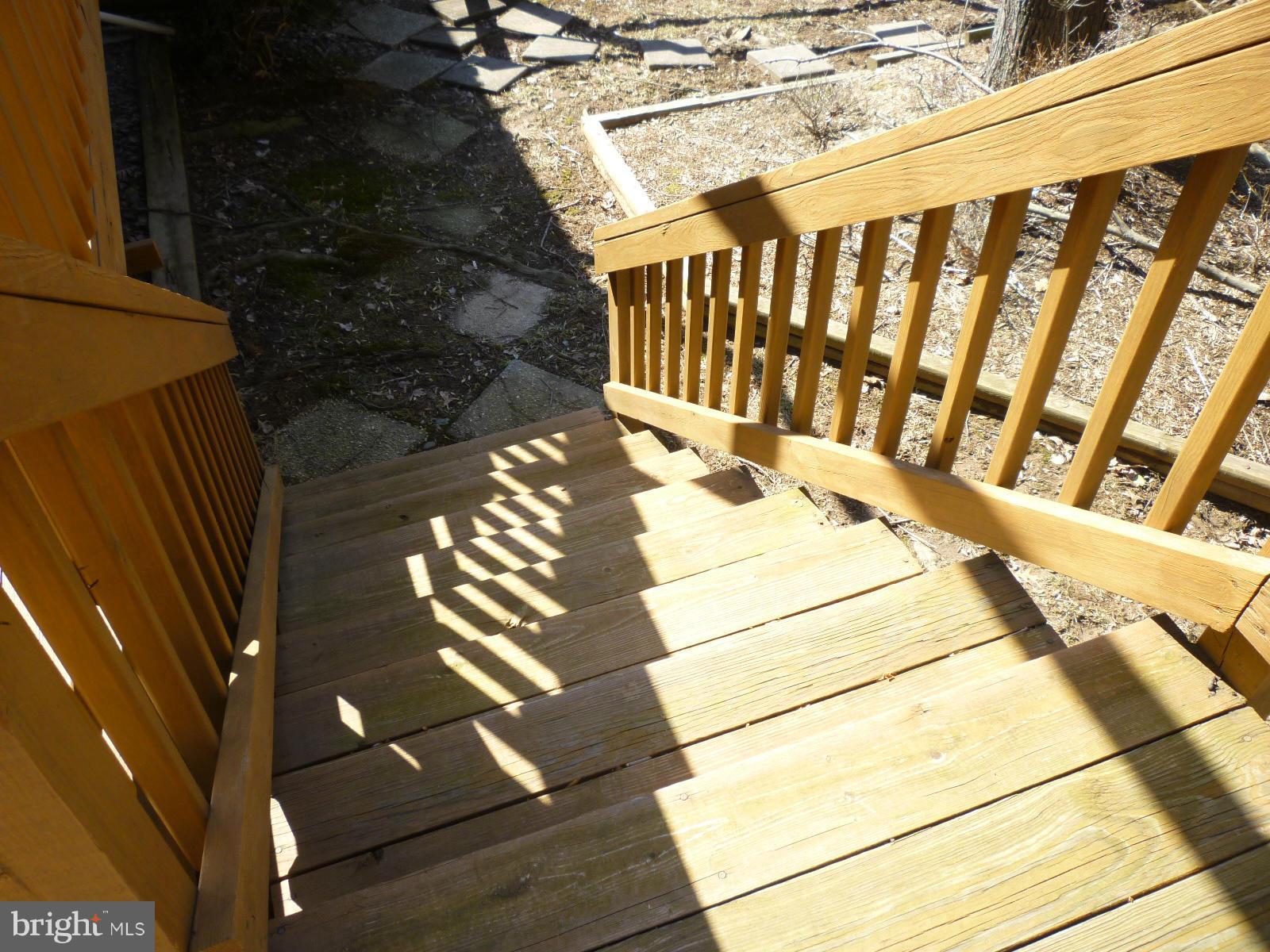 14900 Peach Orchard Road Silver Spring, MD 20905 - Photo 17 of 30 Steps from deck to yard