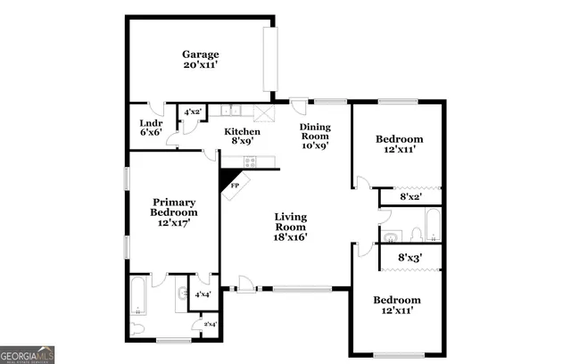 $1,545 | 10608 Pecan Lane, Jonesboro, GA 30238