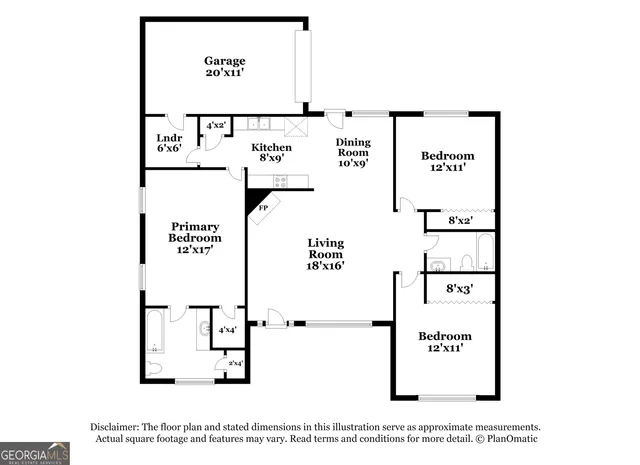 $1,595 | 10608 Pecan Lane, Jonesboro, GA 30238