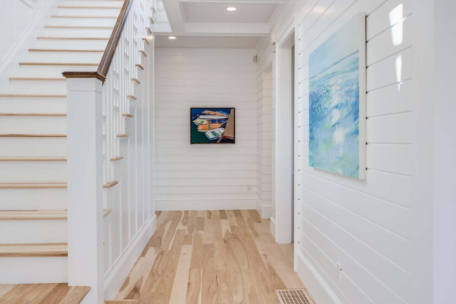 14 Pond View Lane Chatham, MA 02633 - Photo 19 of 30 a view of a hallway with wooden floor and entryway