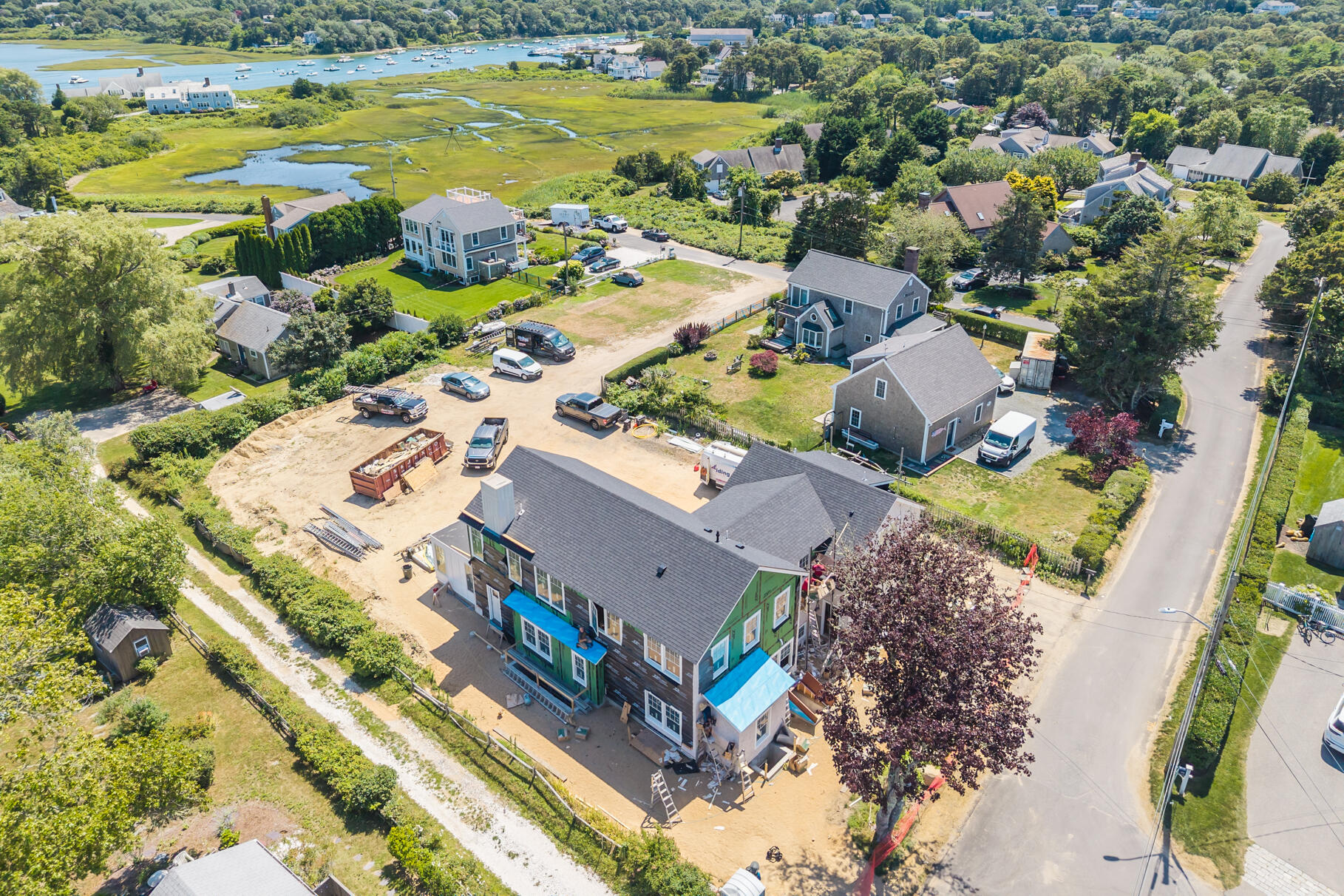 14 Pond View Lane Chatham, MA 02633 - Photo 3 of 30 an aerial view of residential houses with outdoor space