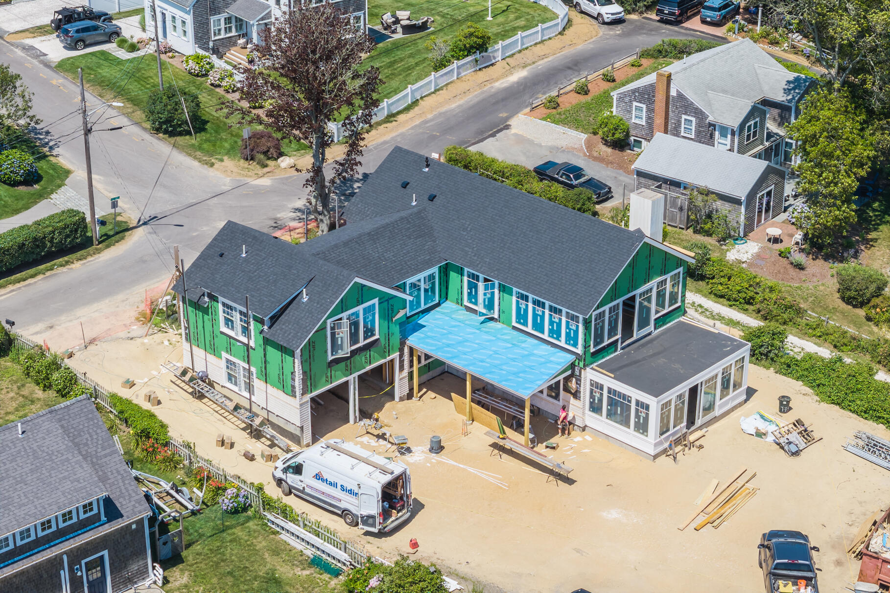 14 Pond View Lane Chatham, MA 02633 - Photo 5 of 30 an aerial view of residential houses with outdoor space