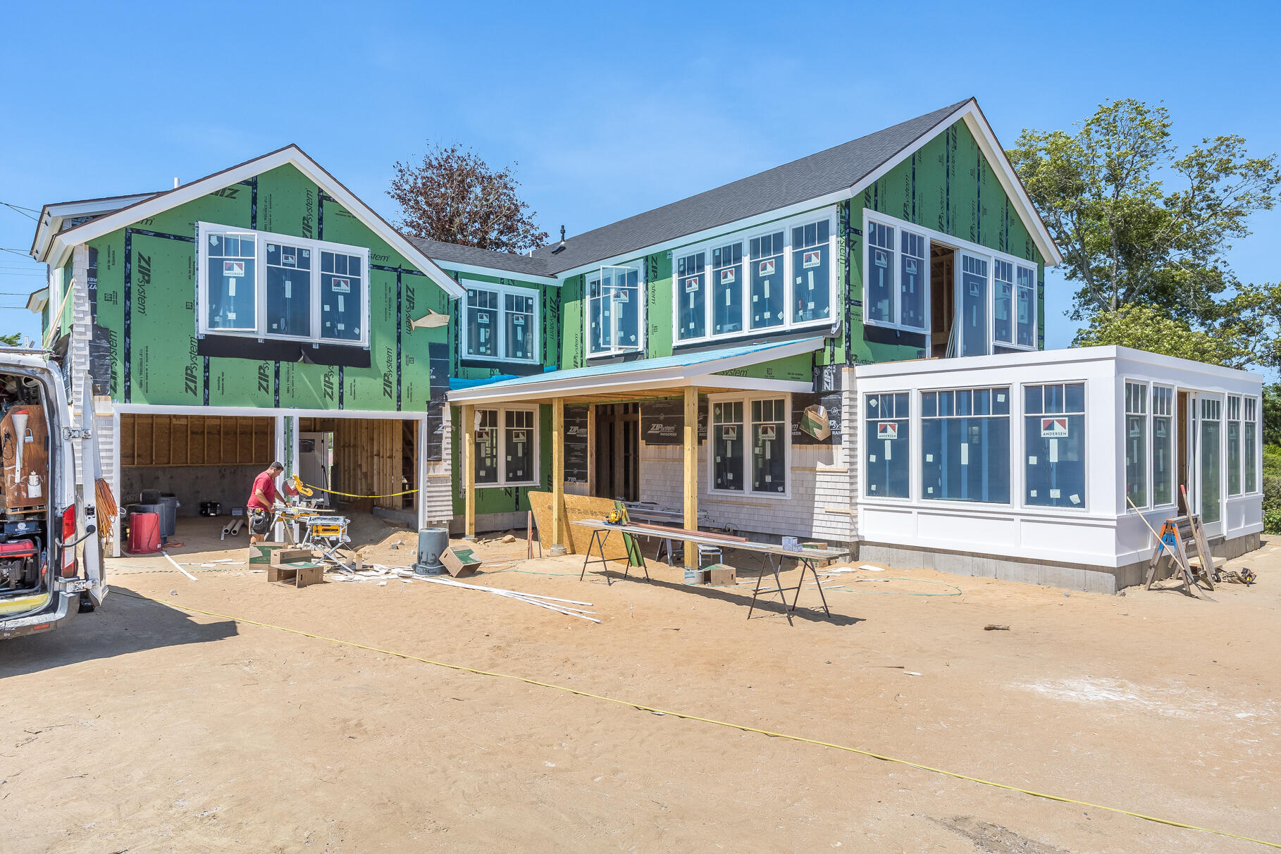 14 Pond View Lane Chatham, MA 02633 - Photo 7 of 30 a view of a house with sitting area and garden