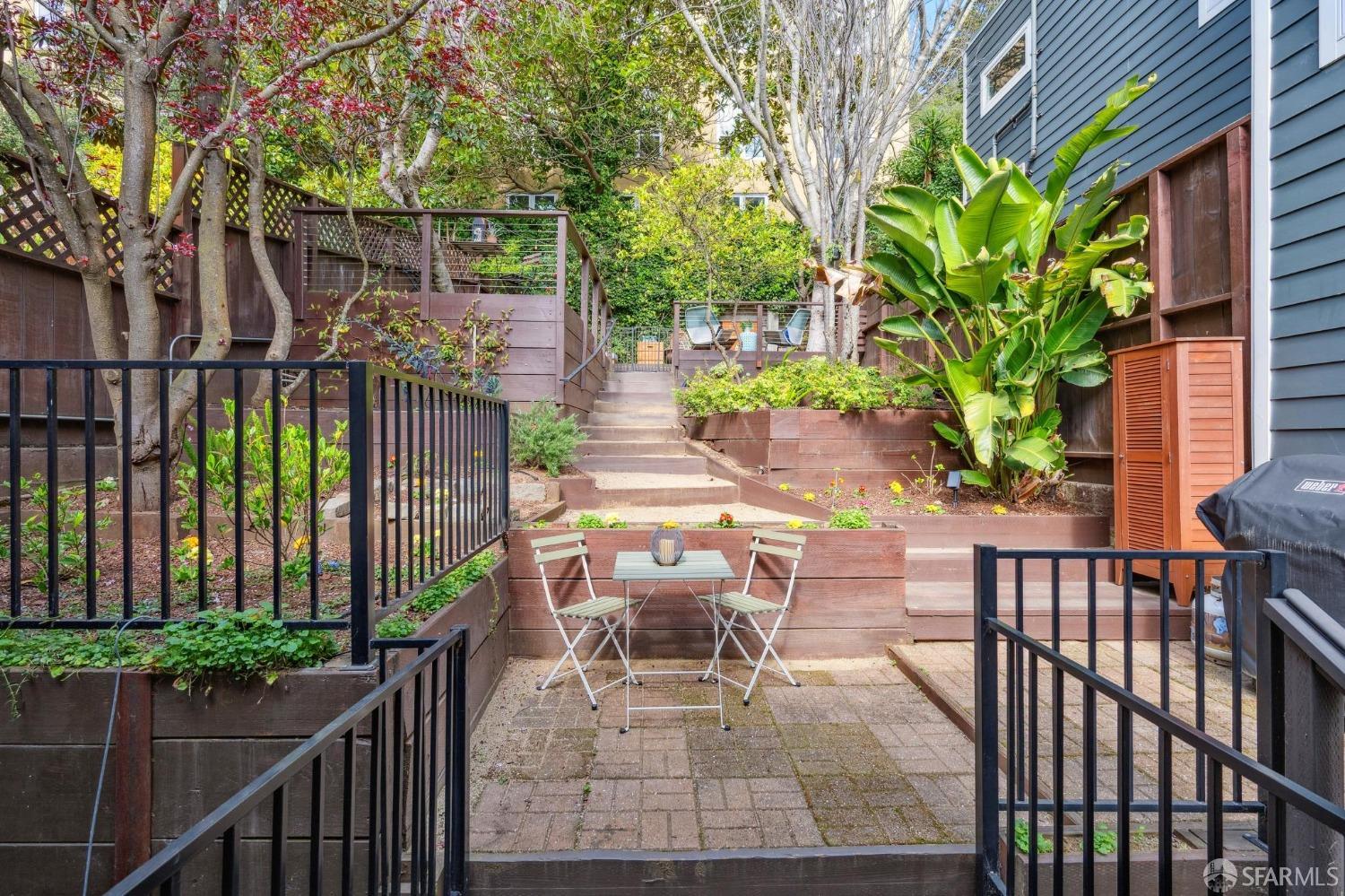226 Roosevelt Way San Francisco, CA 94114 - Photo 44 of 65 a view of a chair and tables in the patio