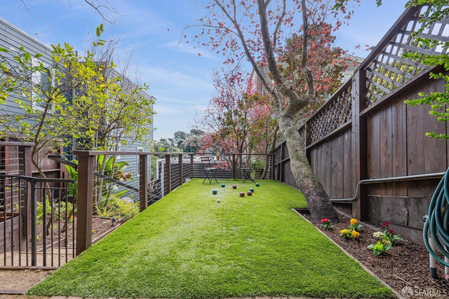 226 Roosevelt Way San Francisco, CA 94114 - Photo 51 of 65 a view of a garden with wooden stairs
