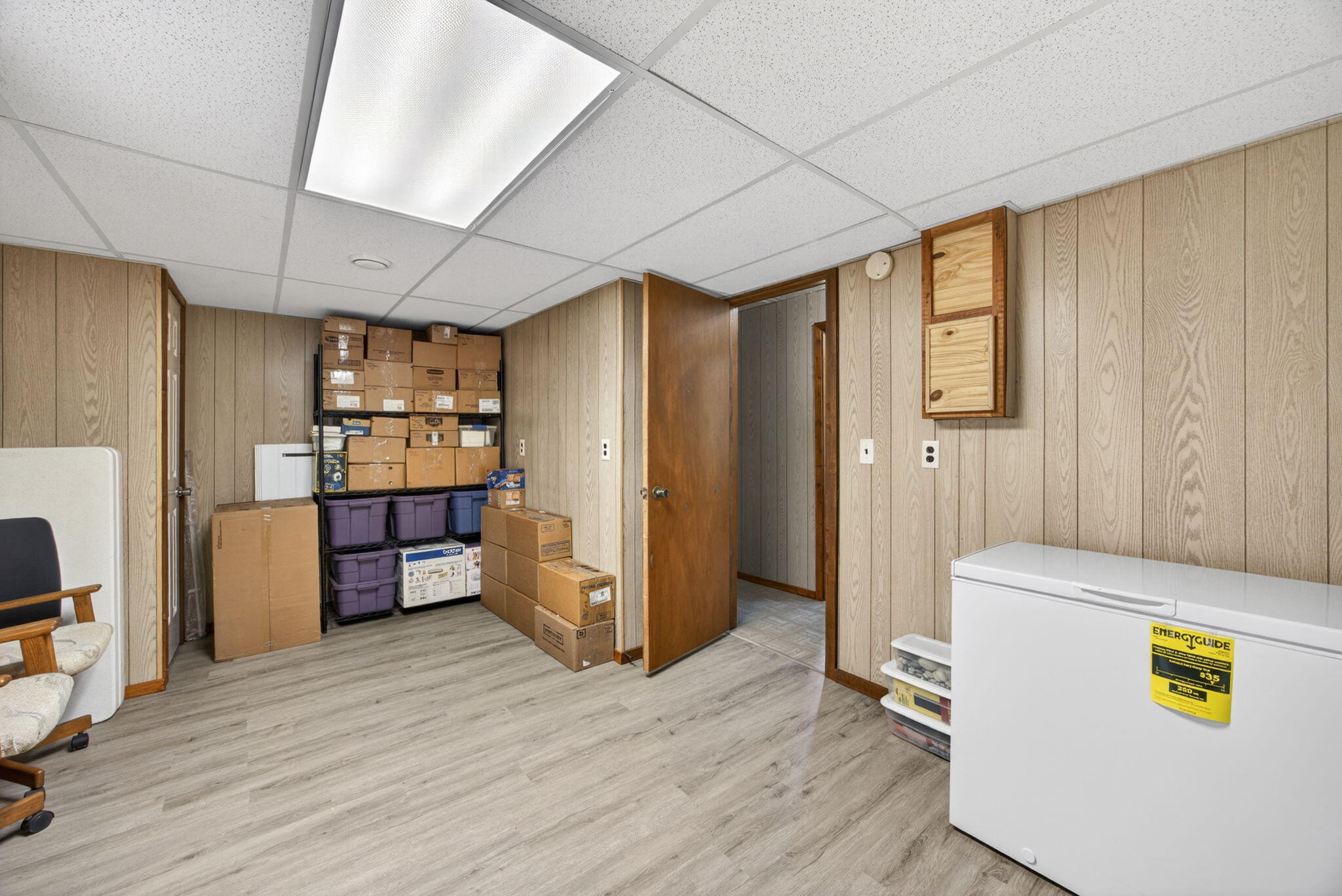 4717 East Fillmore Road White Cloud, MI 49349 - Photo 34 of 44 Lower level den/bedroom/storage