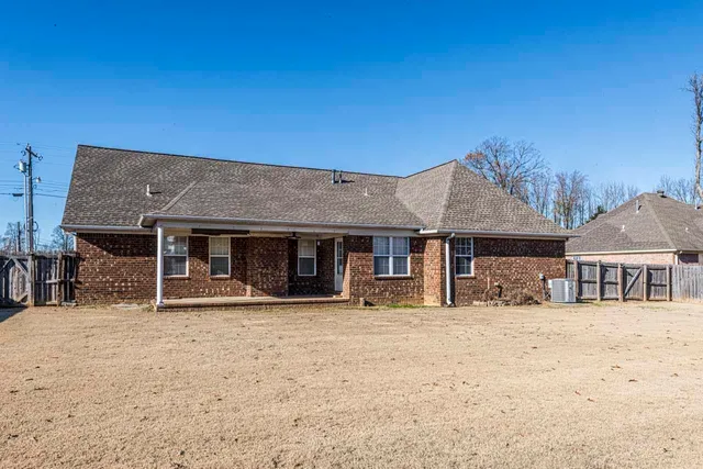 a view of a house with a large outdoor space
